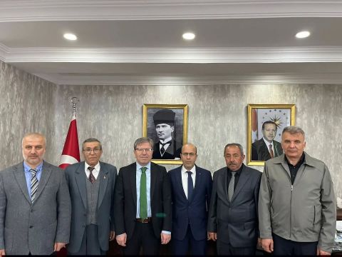 Çankırı İl Özel İdaresi Genel Sekreteri Sayın Yüksel Çelik’i makamında ziyaret ettik.